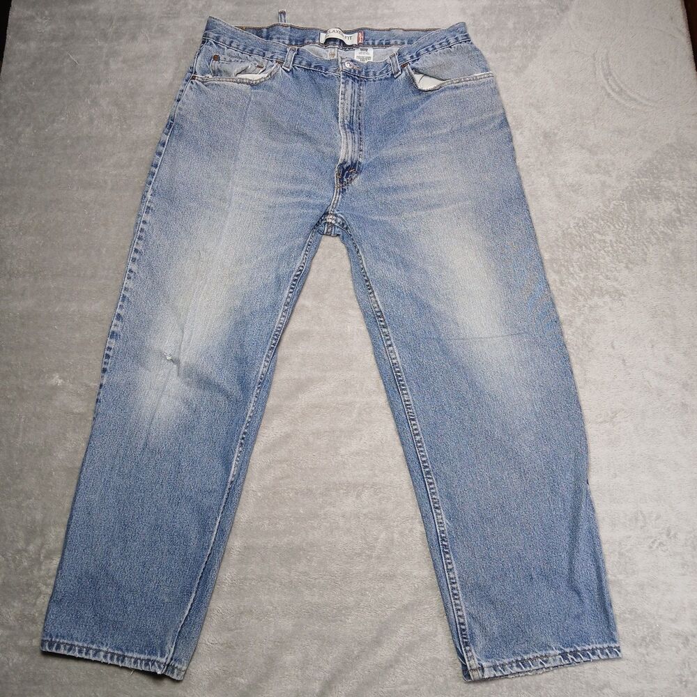 Vintage Levis 550 Mens 40x30 Blue Faded Relaxed Tapered Jeans Y2K Indie Sleaze